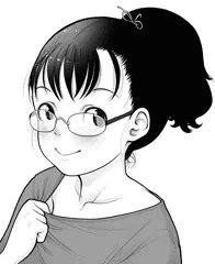 眼鏡でシャツいち