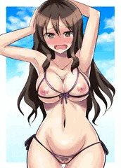 【艦これ】足柄ワンドロ(半裸差分)2015/10/20
