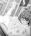 廃村で全裸露出するメガネ子