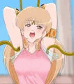 レオナ姫触手脇責め:ダイの大冒険エロ同人