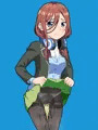 中〇三玖の制服パンストお漏らし