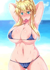 マイクロビキニ乳上