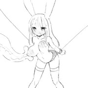 敗北し・デカ乳揺らす・子うさぎちゃん