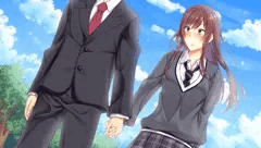 甘奈ルートのおてて繋ぐCG