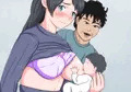 兄嫁の授乳を覗く引きこもりの弟