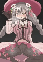 ルドミラさん蹲踞