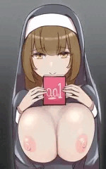 シスターさんの見つめるこうげき!