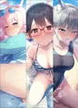 【C101合わせ新刊】ブルアカ催眠モモトーク3【冬なのに水着】