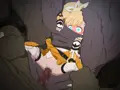 【GIFアニメ】格闘系の変身ヒロインピンチ