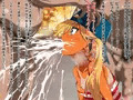 【新作】金髪日焼け美少女伽沙倫が大人達にお仕置きされちゃう話。