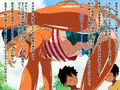 【新作】金髪日焼け美少女伽沙倫が大人達にお仕置きされちゃう話。