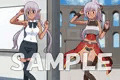 牡丹桜 画像の元 -眼鏡委員長&エルフ娘- JPセット