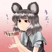 いやいや食べるナズーリン いやいや食べるナズーリン