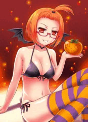 ハロウィン甘柿☆