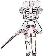 えろ衣装けも耳ガンナーちゃん