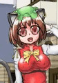 隣の紫さんが橙になっちゃった(うごイラ)