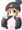 今日のおちくびは黒川うさぎさん