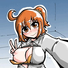推し鯖に自撮りを送るぐだ子