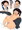 メガネをかけている女子○学生