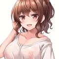 叶恵ちゃんの部屋着姿(乳首が透けてっ!?)
