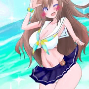 ホロライブサマーファイルNo.01❤ときのそら❤セーラー水着❤