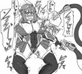 変身ヒロインに不意打ちアクメレーザー攻撃