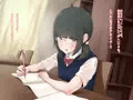 後輩のメガネっ子を後背位で
