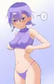 先輩のおっぱいぷるん