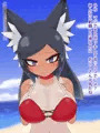 フジザクラアニメ ケモミミ水着パイズリ編