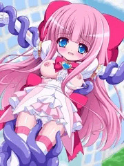 【Skeb】魔法少女を触手で拘束!