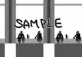 【サンプル】スト紙袋+封筒デザインセット