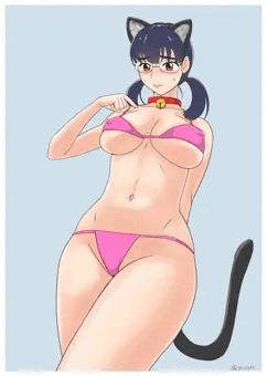 猫の日で描いたマイクロビキニ