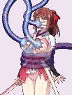 天才退魔師は触手妖魔なんかに屈しない　戦闘中エロ立ち絵