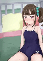 まゆちゃんにスク水着てもらった