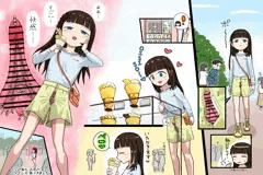 街でウキウキ☆春のイブキにボッキボキ