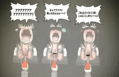 バーナーでお仕置き