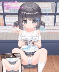 【skeb】座りパンチラ