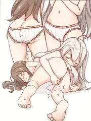 ピンクローターでレズプレイ　