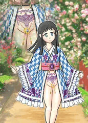 フラワーガーデン：和装のプリンセス