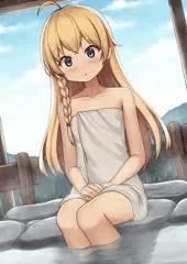 見せてくれるアイリスちゃん