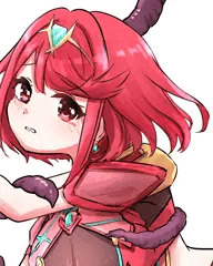 触手につかまったホムラ
