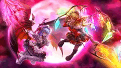 東方紅魔郷がリメイクされるらしいのでスカーレット姉妹を描いた