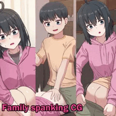 ファミリー・スパンキング(Family spanking CG)