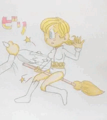 「日本の空には へんなのが飛んでるんだなあ７」(怪子ちゃん３)