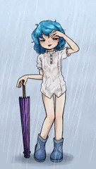 ずぶ濡れ小傘