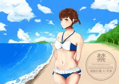 海でデート