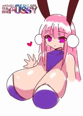 褐色爆乳兎娘ちゃん