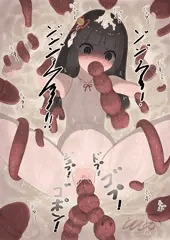 触手に卵を産み付けられる妹巫女