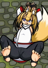 捕まり狐っ娘