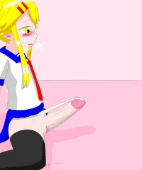 ふたなり射精